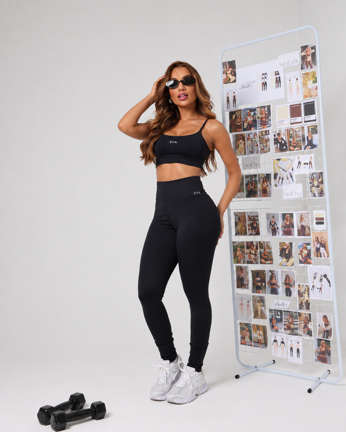 Conjunto SVA Legging Basic + Cropped - imagem 1 de 2